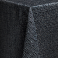 Weave Table Cloth - Charcoal - 3.3m Round